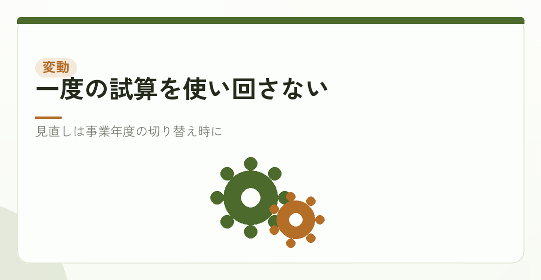 前提が変わると会社設立の節税効果も変わることを表したイラスト