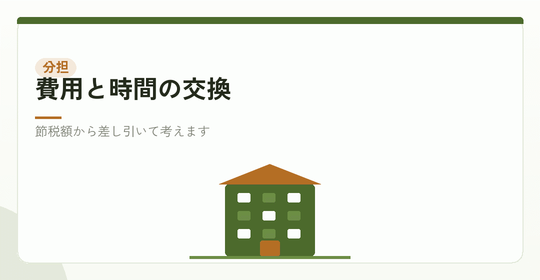 どこまで自分でやるかを表したイラスト