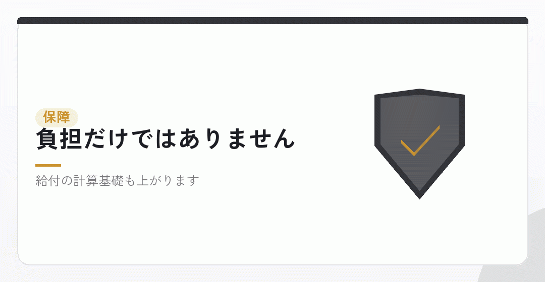保険料が増えることの意味を表したイラスト