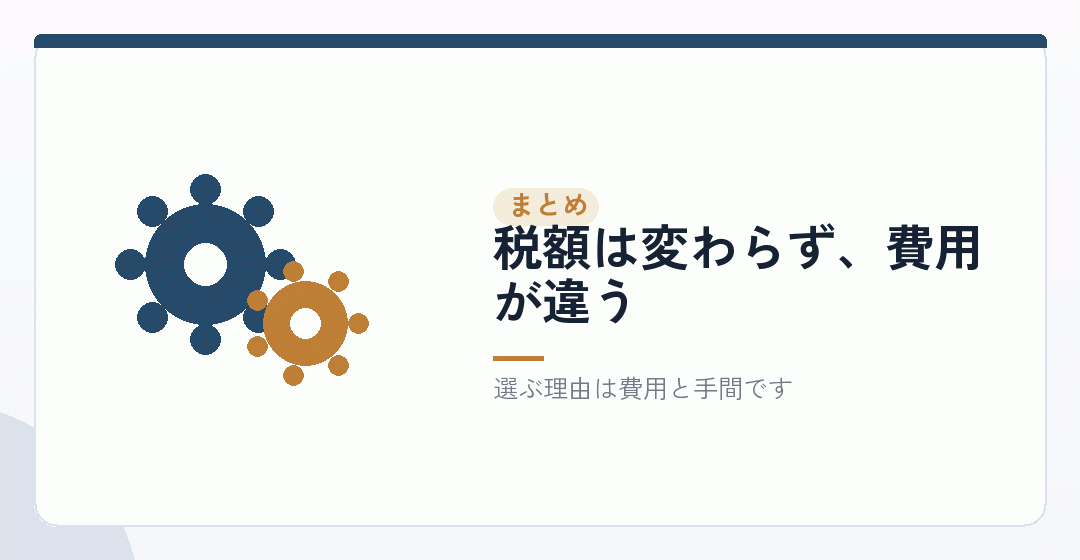 まとめを表したイラスト