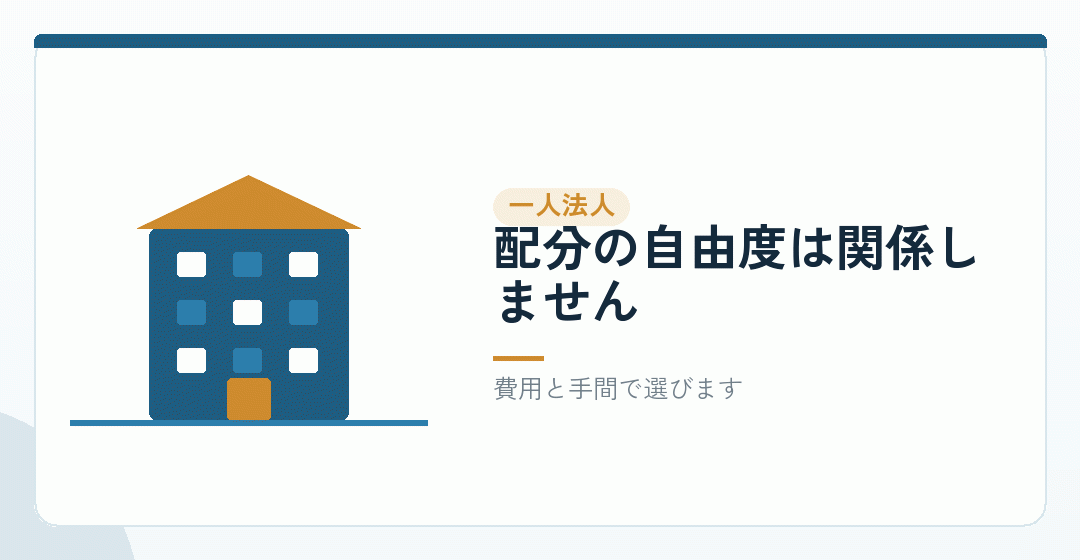 一人で設立する場合に残る論点を表したイラスト