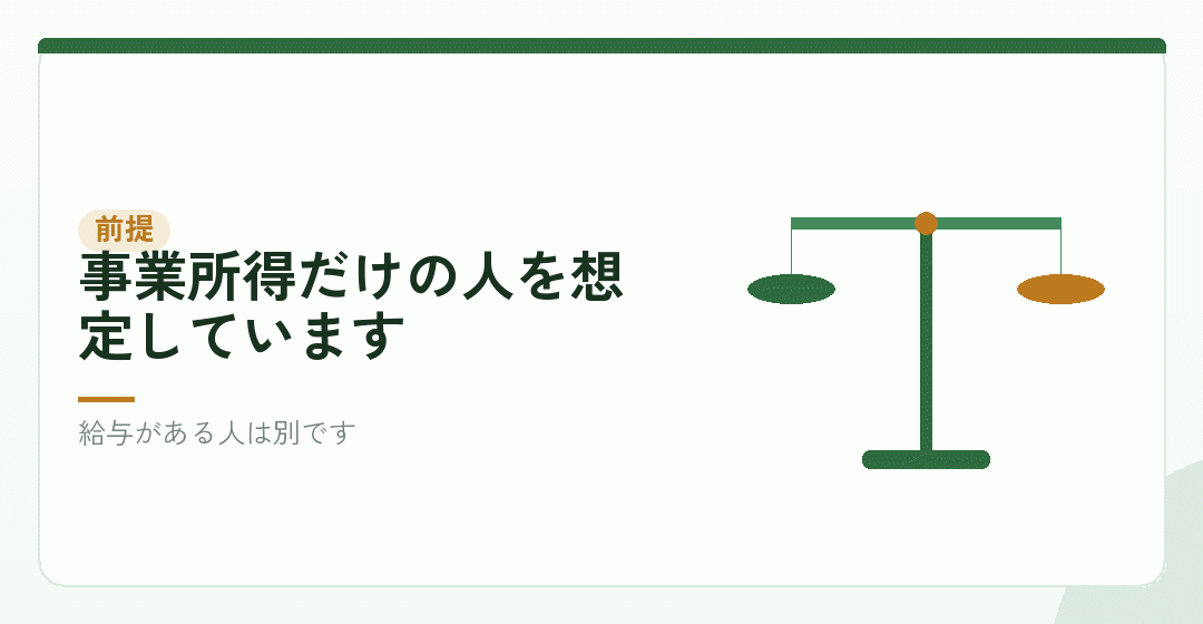 目安の数字が前提としているものを表したイラスト