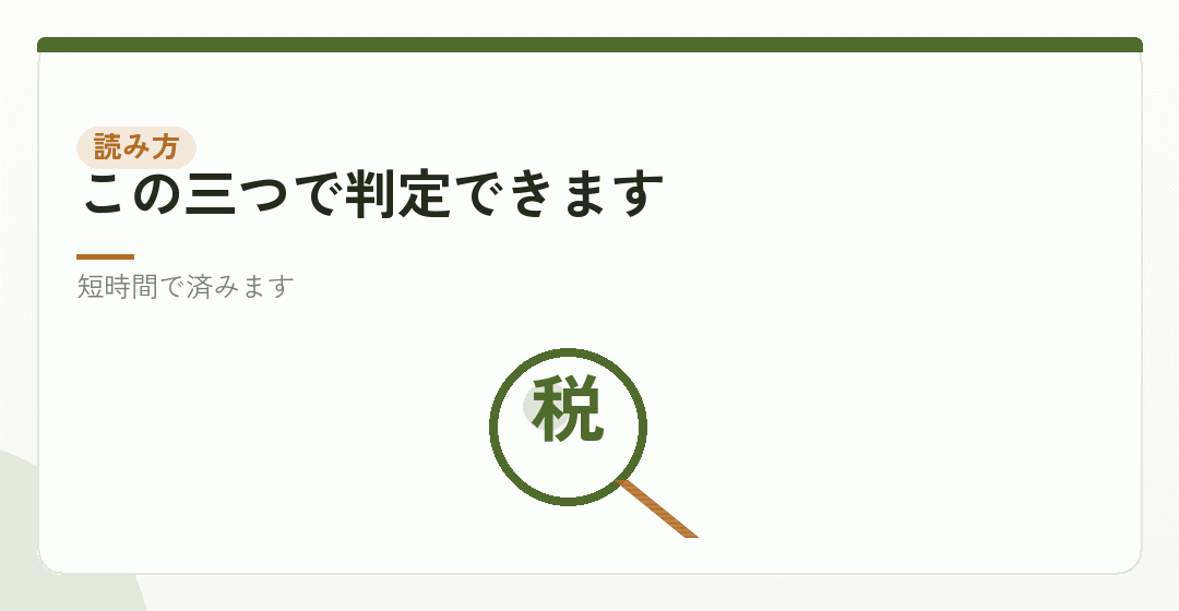 読み分けるための三つの問いを表したイラスト