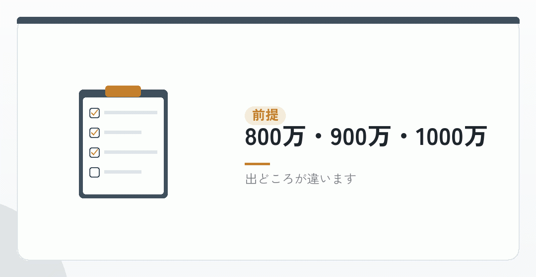 三つの数字は別の制度の話をしているを表したイラスト
