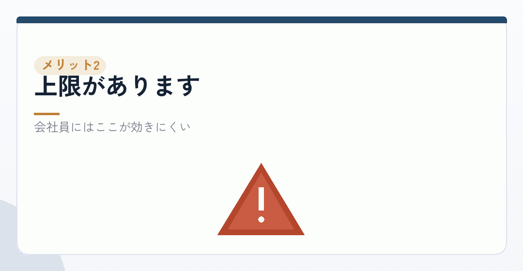 注意:給与所得控除は、本業ですでに使っているを表したイラスト
