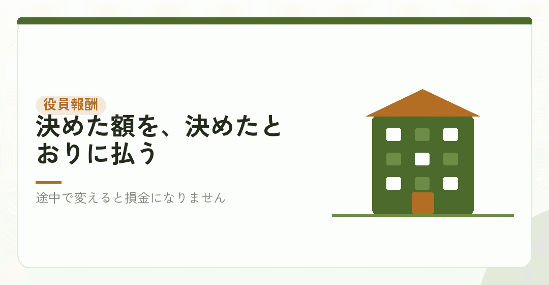 役員報酬。金額を自由に動かせるわけではないを表したイラスト