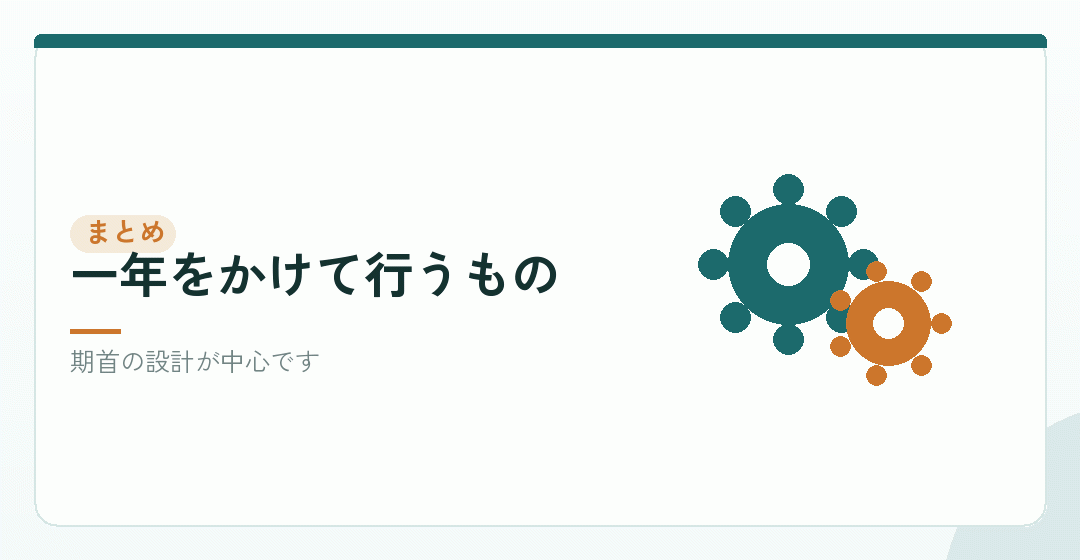 まとめを表したイラスト