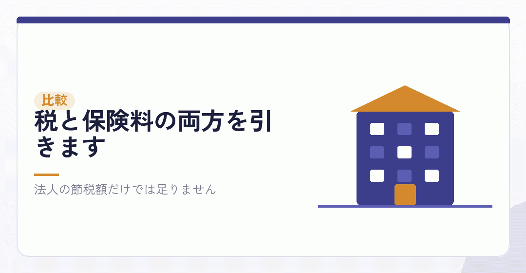 世帯の手取りで比べるを表したイラスト