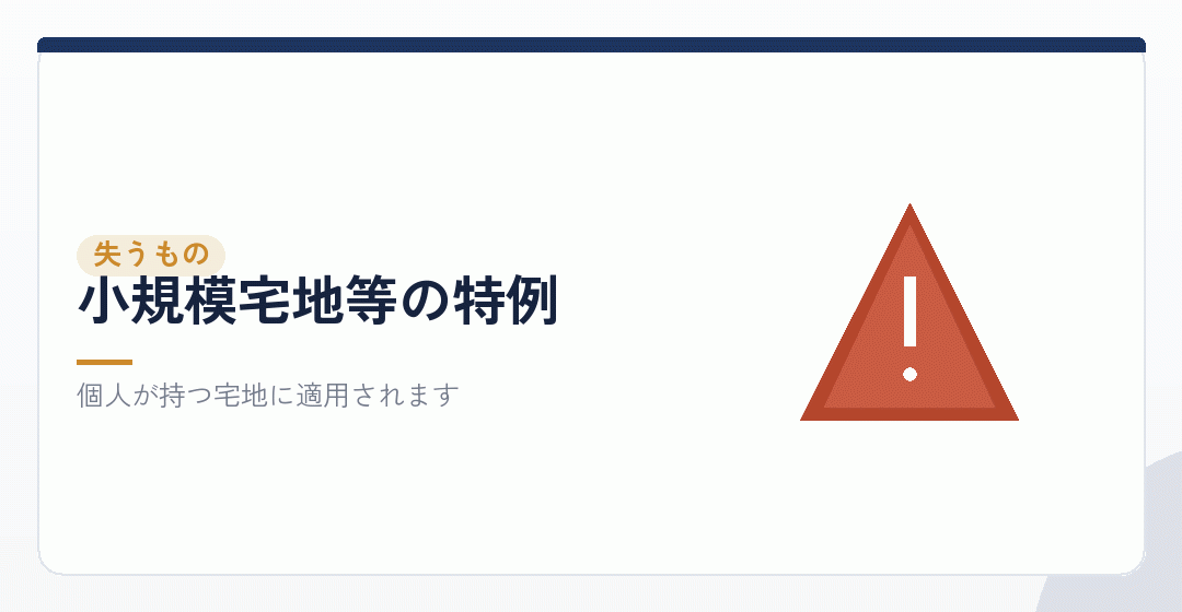 法人化で失う特例を表したイラスト