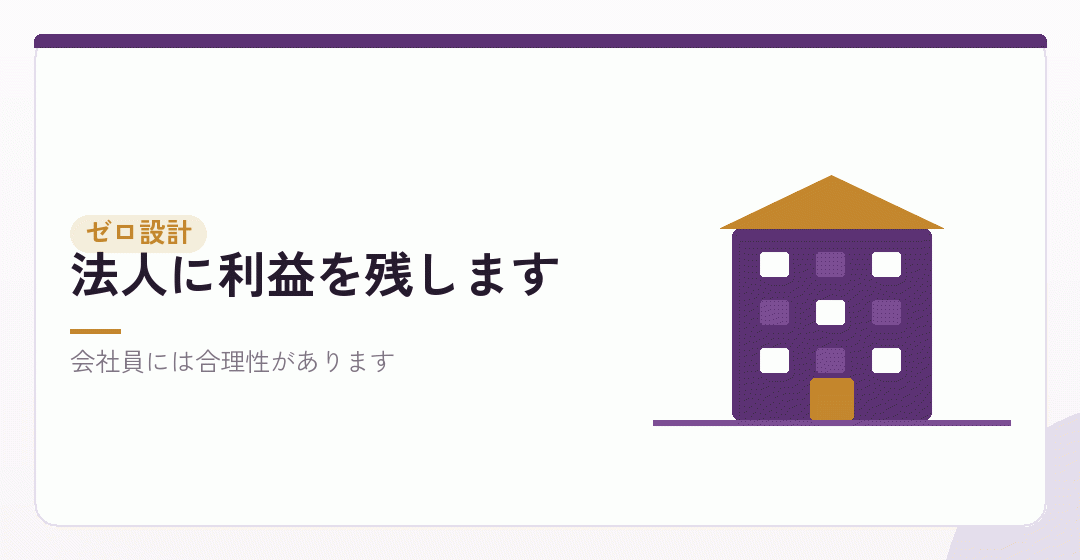 報酬をゼロにするという設計を表したイラスト