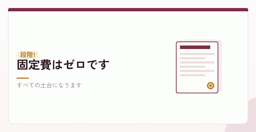 第一段階:記録を整えるを表したイラスト